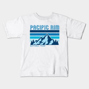 Pacific Rim national park retro vintage Kids T-Shirt